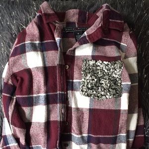 Burgundy long sleeve